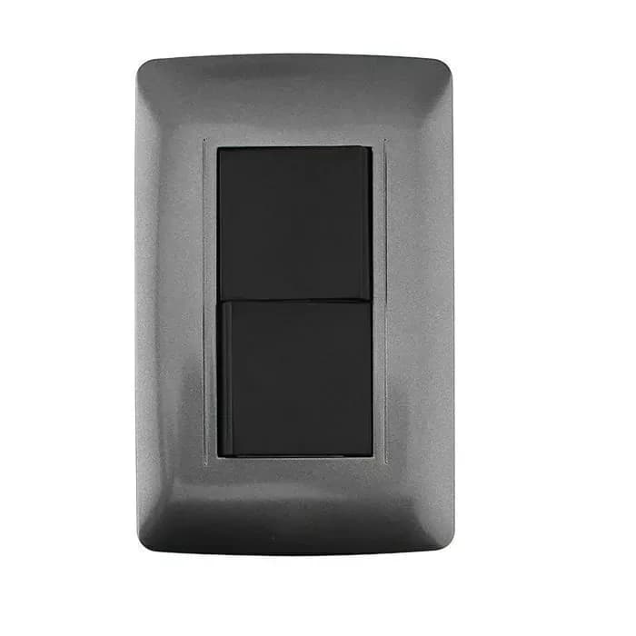 Placa Graphite con Apagador Doble Santul - 4502
