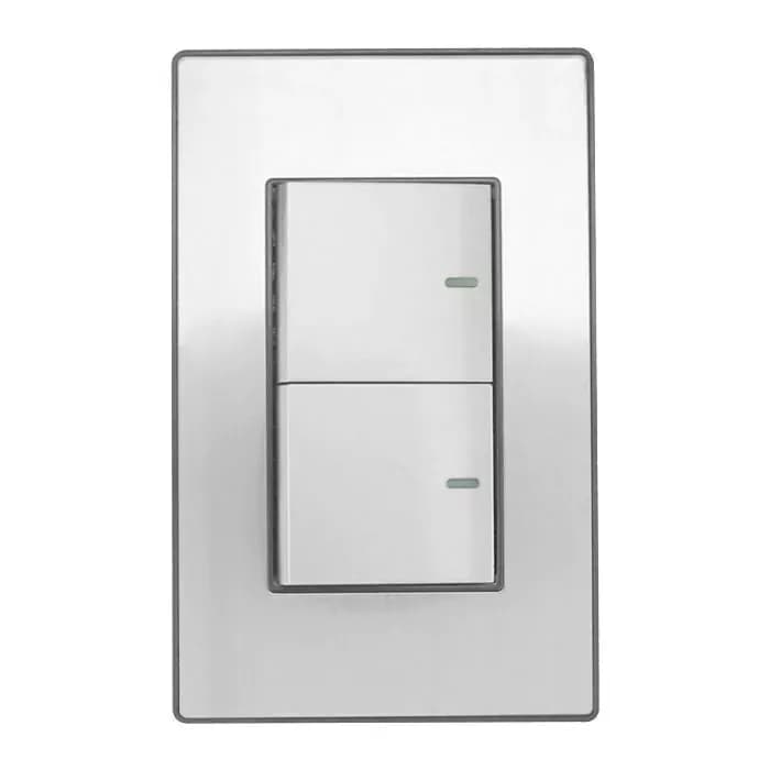Placa Córdoba con Apagador Doble SANTUL - 4635