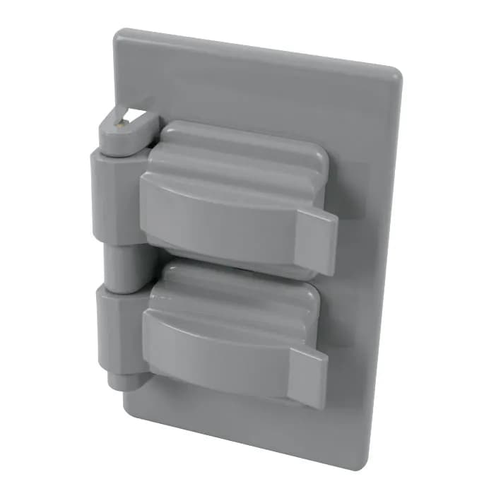 Placa Plástica de Intemperie para Contacto Dúplex AKSI - 117272