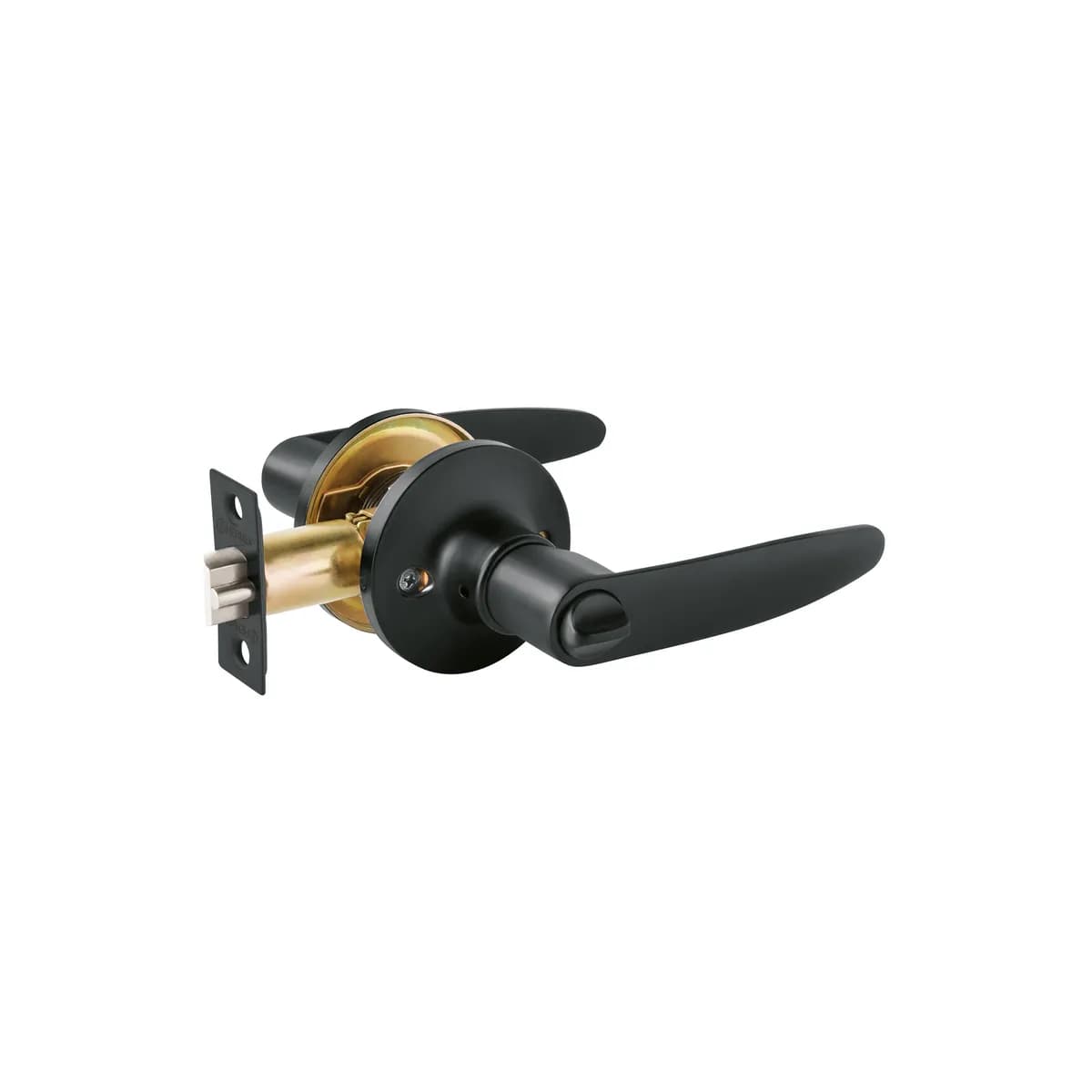 Cerradura de Manija Turín Cilindro Negro Truper - 49852