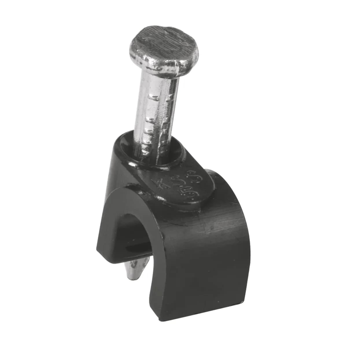 Bolsa con 20 Grapas Negras 12 mm para Cable Redondo Volteck - 48283
