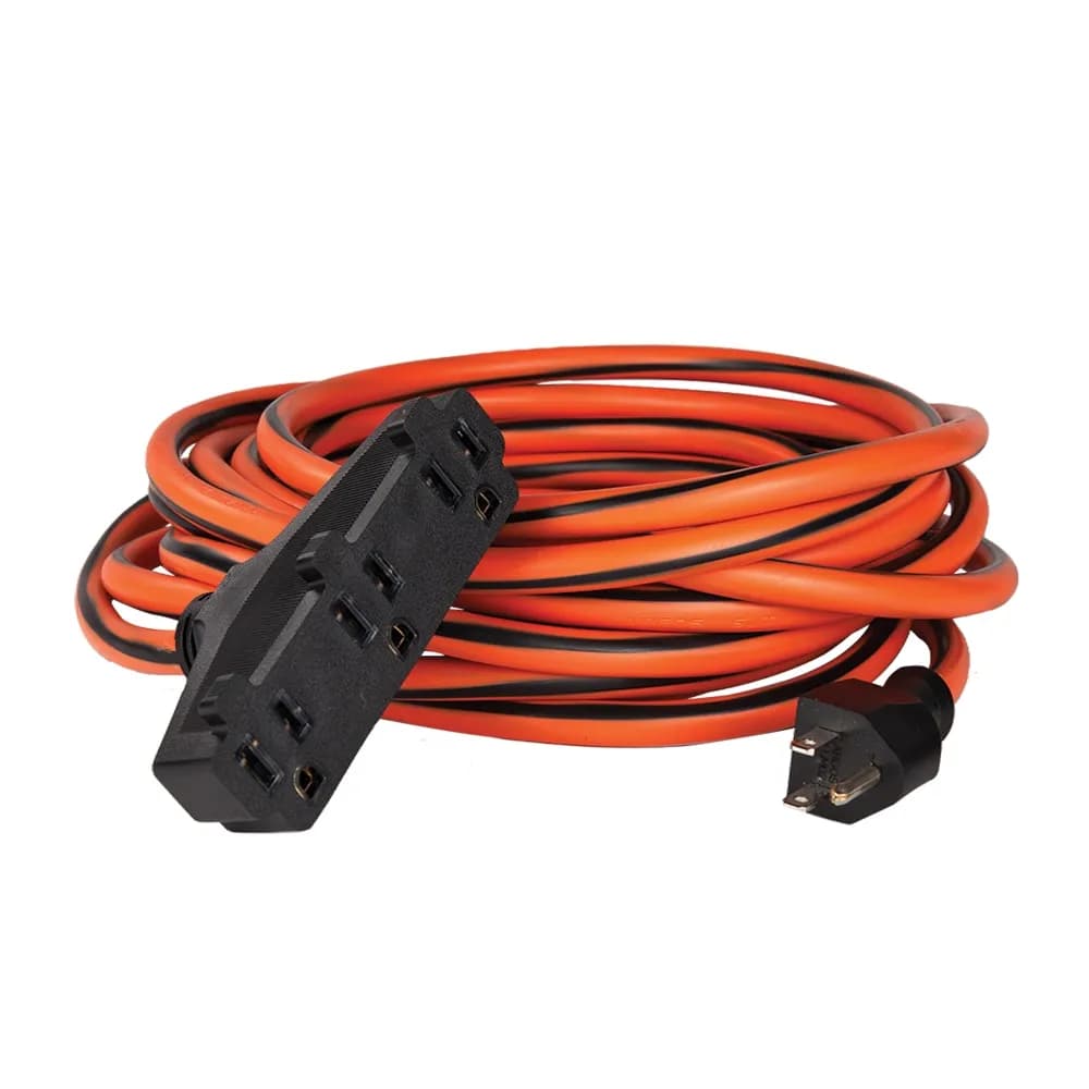 Extensión Uso Rudo 3x12 8 m Naranja/Negro Argos - 9790163