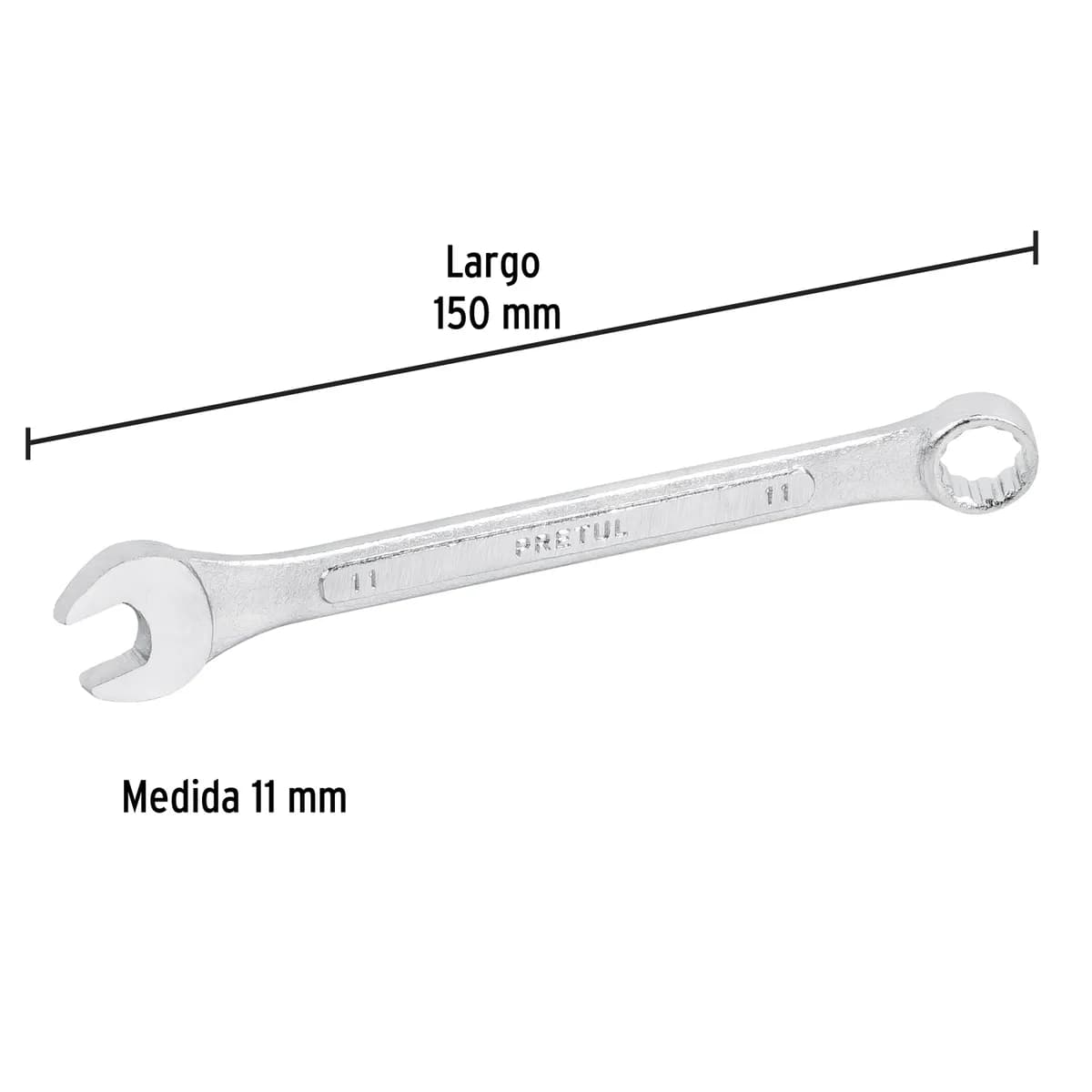 Llave Combinada 11 mm Pretul LL-2011MP - 21905