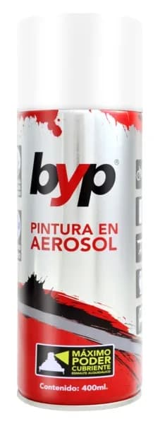 Pintura en Aerosol Blanco Brillante BYP - ABB