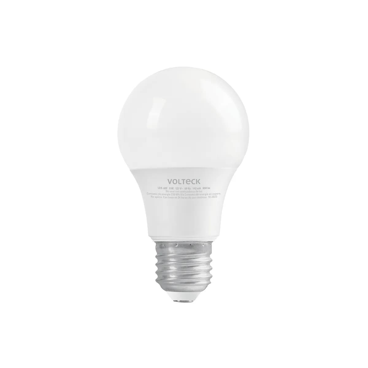 Foco LED 9 W (60 W) A19 6500 K 800 lm en Blíster Volteck - 46858