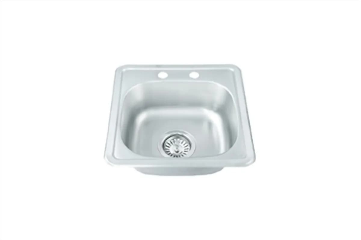 Tarja Sencilla de Acero Inoxidable Calibre 24 38x38 cm MEER - TS3838