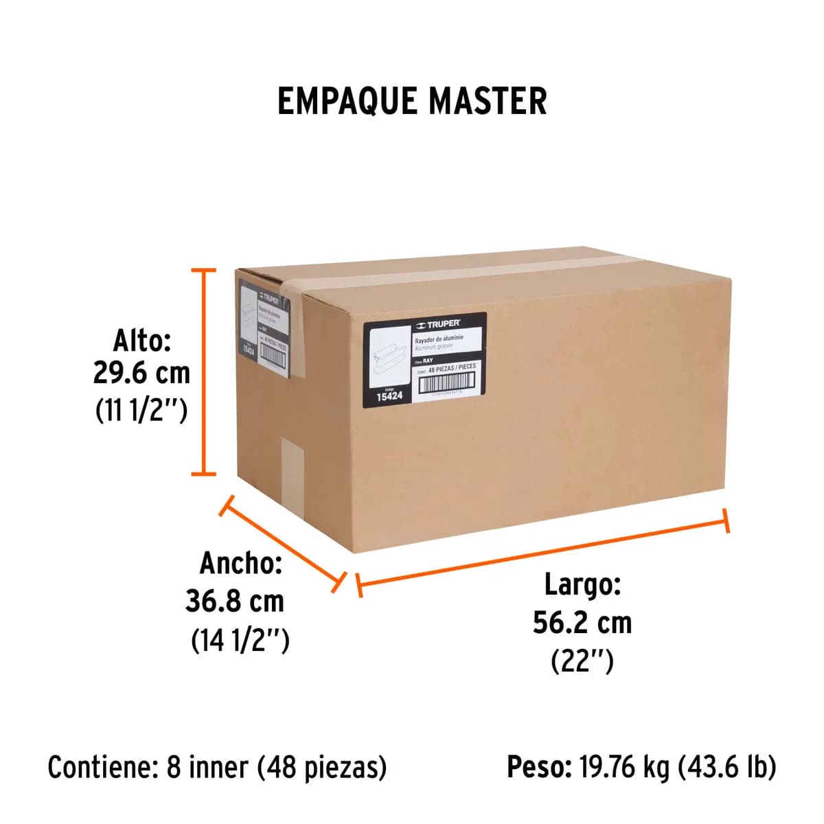 Rayador de Aluminio Truper RAY - 15424