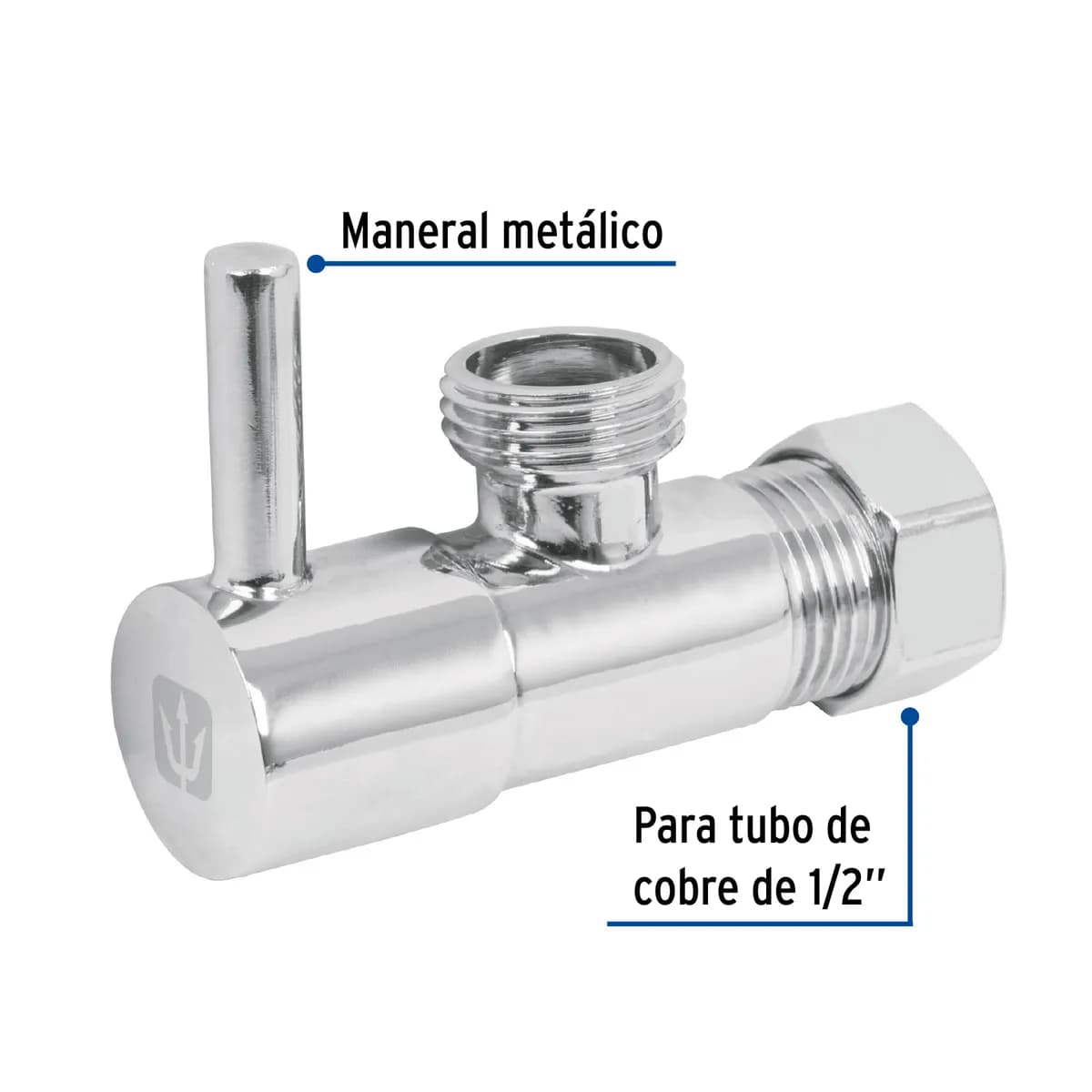 Llave Angular 1/2" 1/4 de Vuelta Barrilito Truper - 49113