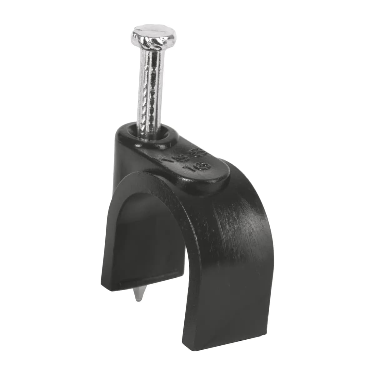 Bolsa con 20 Grapas Negras 16 mm para Cable Redondo Volteck - 48284