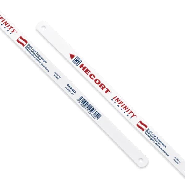 Segueta HECORT Bimetal 24 Dientes para Corte Preciso de Metal