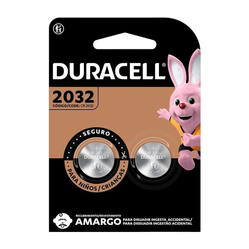 Pila de Litio 2032 Blíster con 2 Piezas Duracell - DU2032