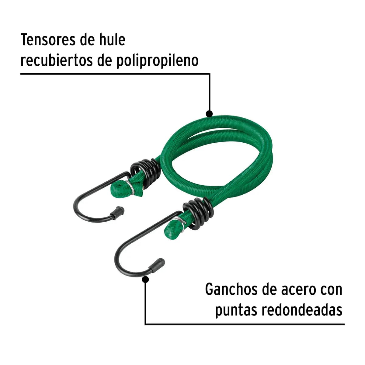 Juego de 8 Tensores Elásticos Pretul - 22021