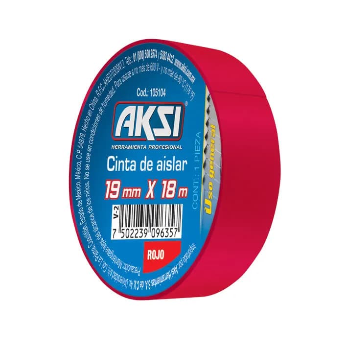 Cinta de Aislar Azul 19 mm x 18 Metros AKSI - 105105