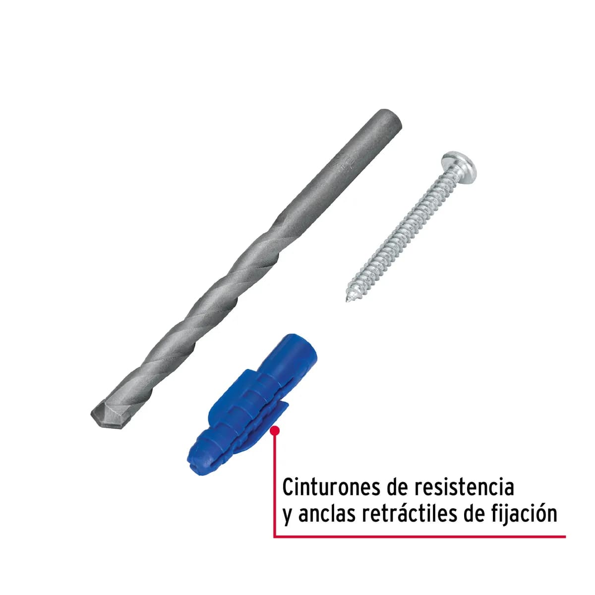 Kit de 20 Taquetes 3/8" con Pija #12 y Broca 3/8" Fiero - 40161