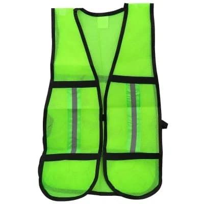 Chaleco de Malla Verde con Reflejante Unitalla Gimbel - 14SEGURI155SM