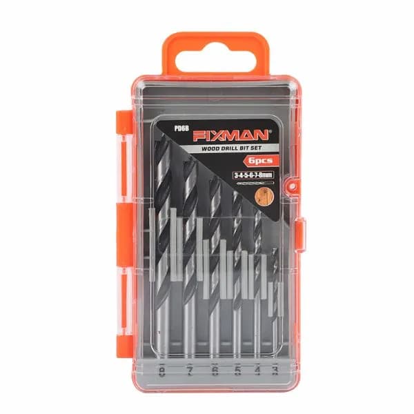 Juego de Brocas para Madera 7 Piezas FIXMAN - PD7