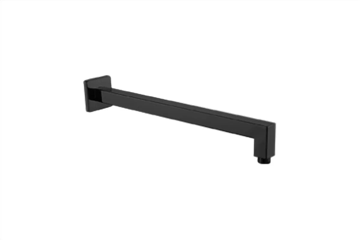 Brazo para Regadera 40 cm Acero Inoxidable Negro MEER - CUE-017