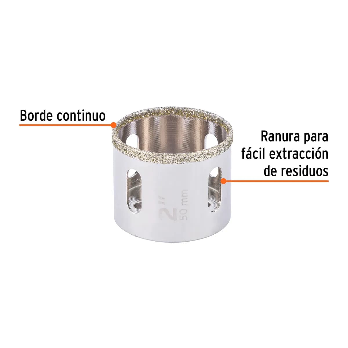 Brocasierra de Diamante Borde Continuo 2" Truper - 17132