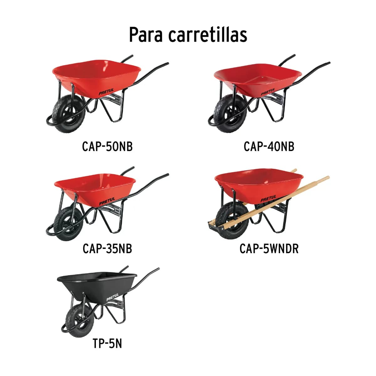 Llanta Completa Neumática 16" Pretul - 20583