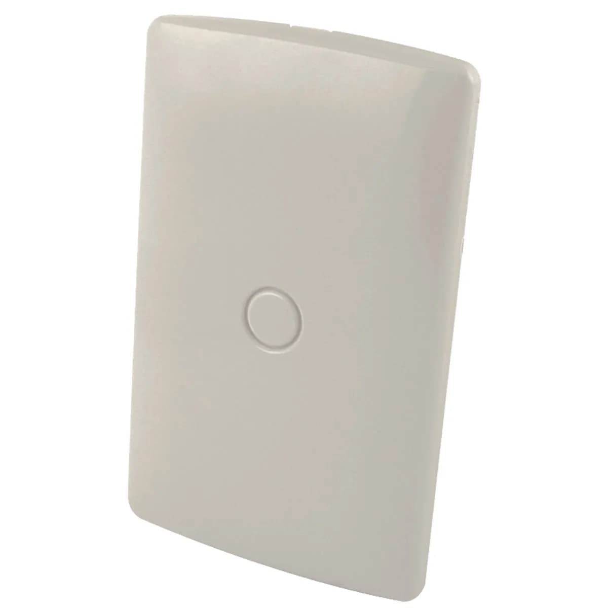 Placa de ABS para Contacto Dúplex Blanca AKSI - 118309