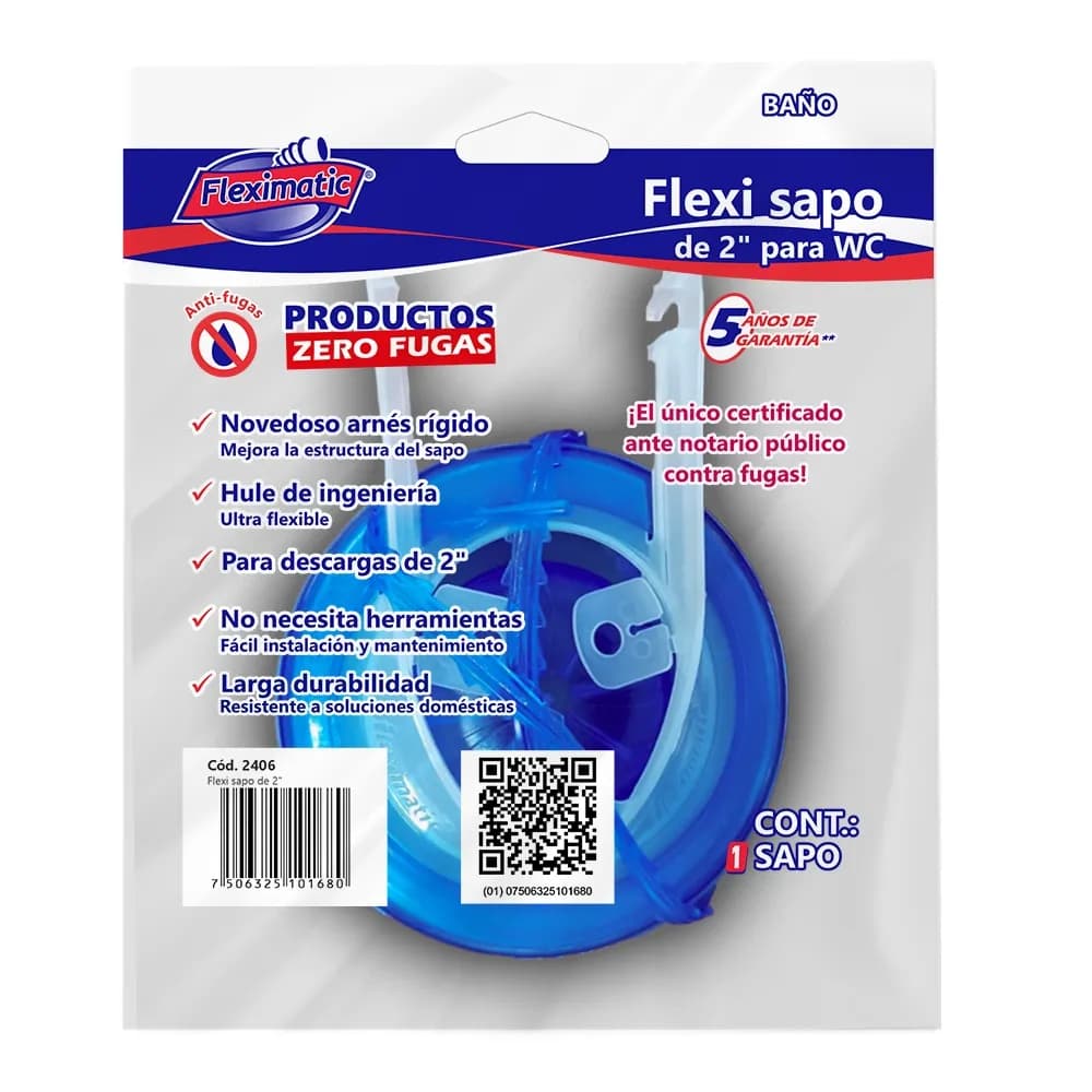 Sapo Flexible de 2" Fleximatic - 2406