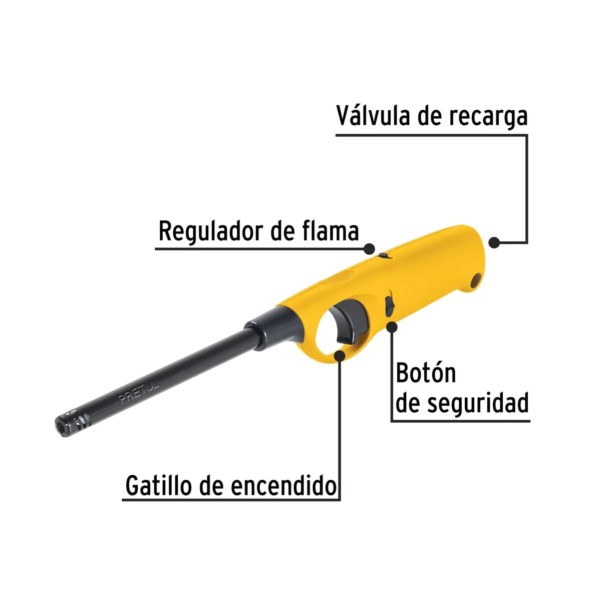 Encendedor Multiusos Recargable 27 cm Pretul - 25130