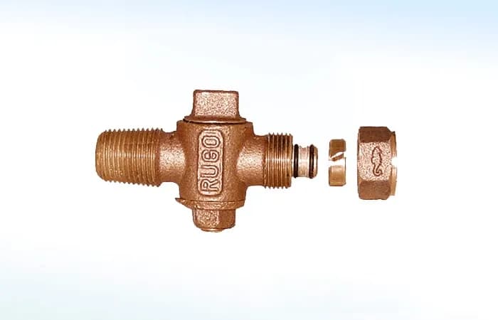 Válvula de Inserción PE al PE 19 mm (3/4") Rugo - 81P3/4