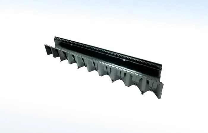 Canal Hexaline de Plástico Negro 1 m RUGO - 48CHP