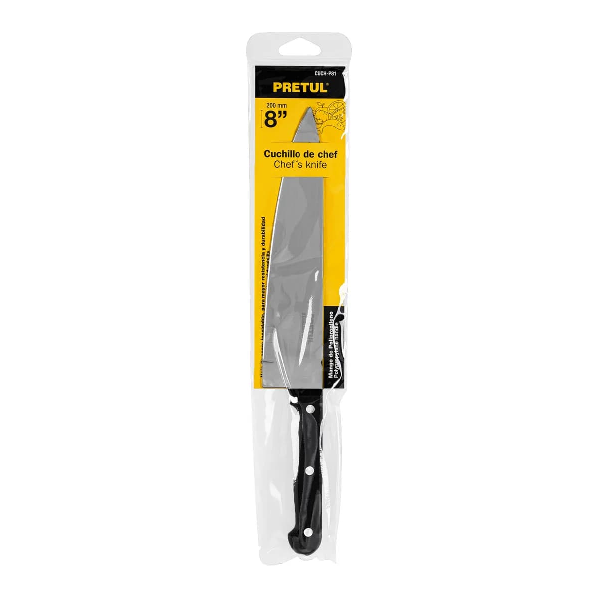Cuchillo de Chef 8" Pretul CUCH-P81 - 23091