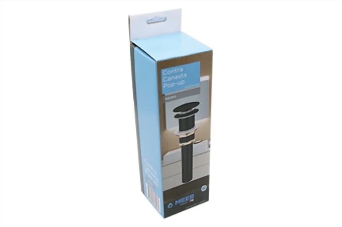 Contra Canasta para Lavabo Negro MEER - CANPOP-003