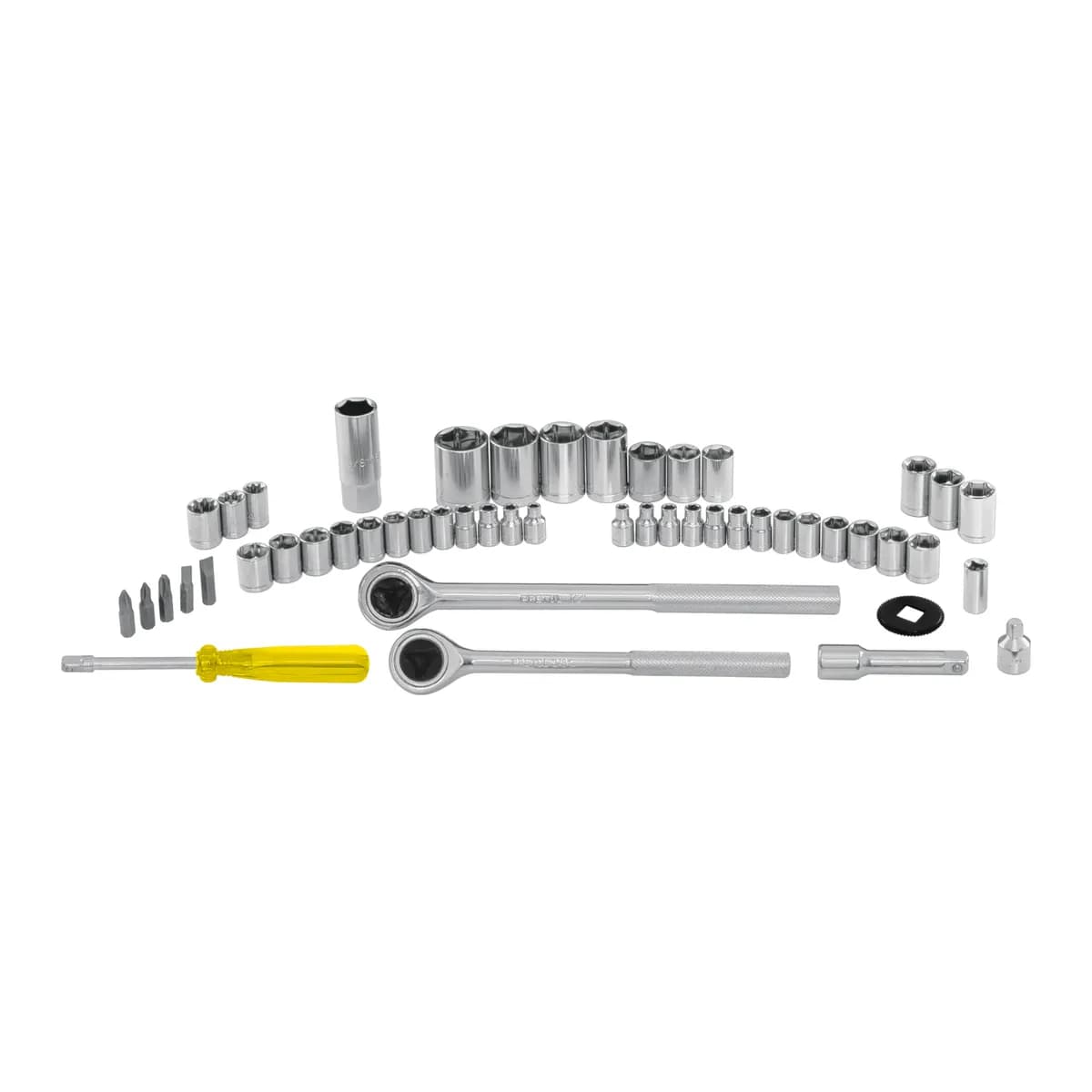 Juego de 51 Herramientas 1/4", 3/8" y 1/2" para Mecánico Pretul - 24219