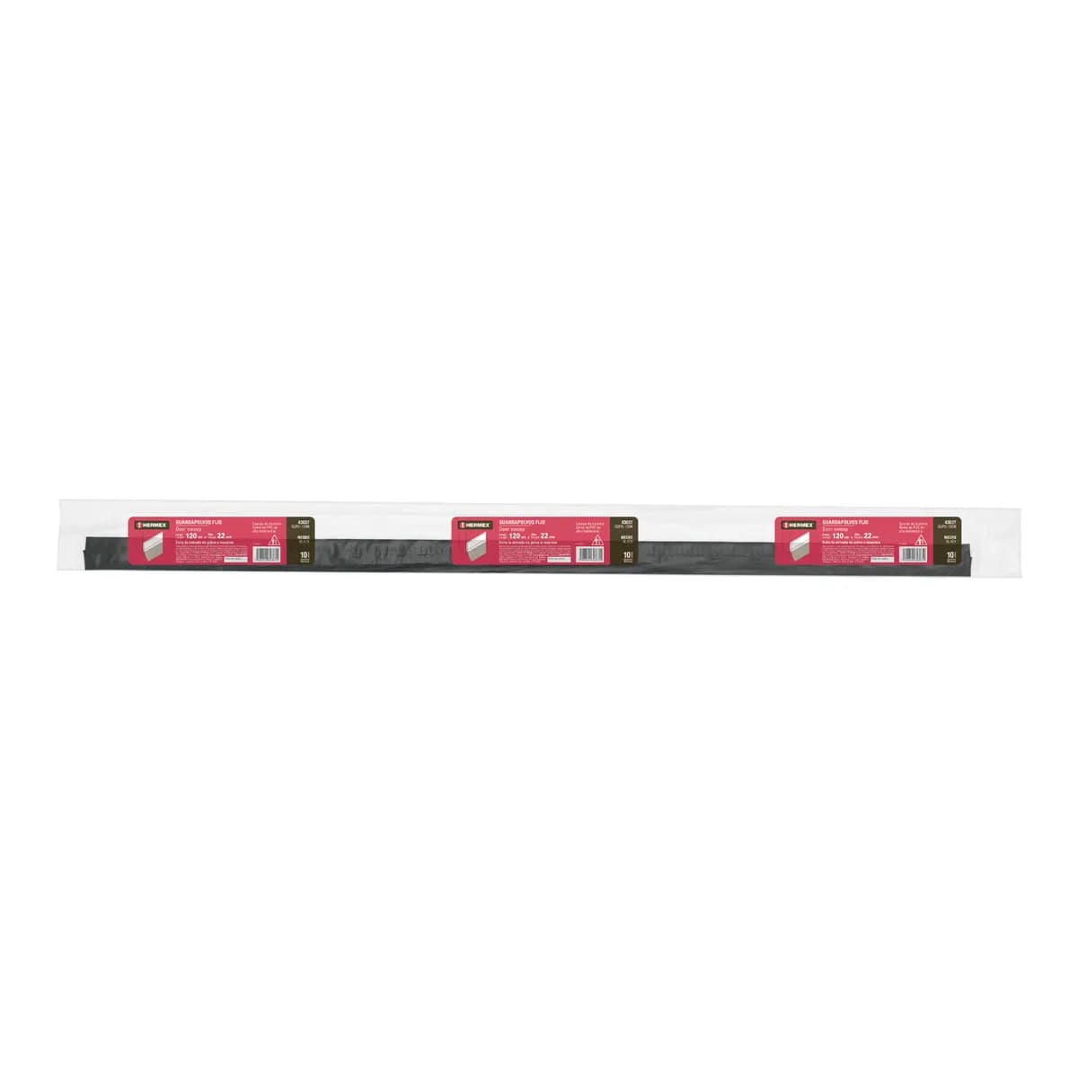 Guardapolvo Fijo 120 cm Negro Hermex - 43037
