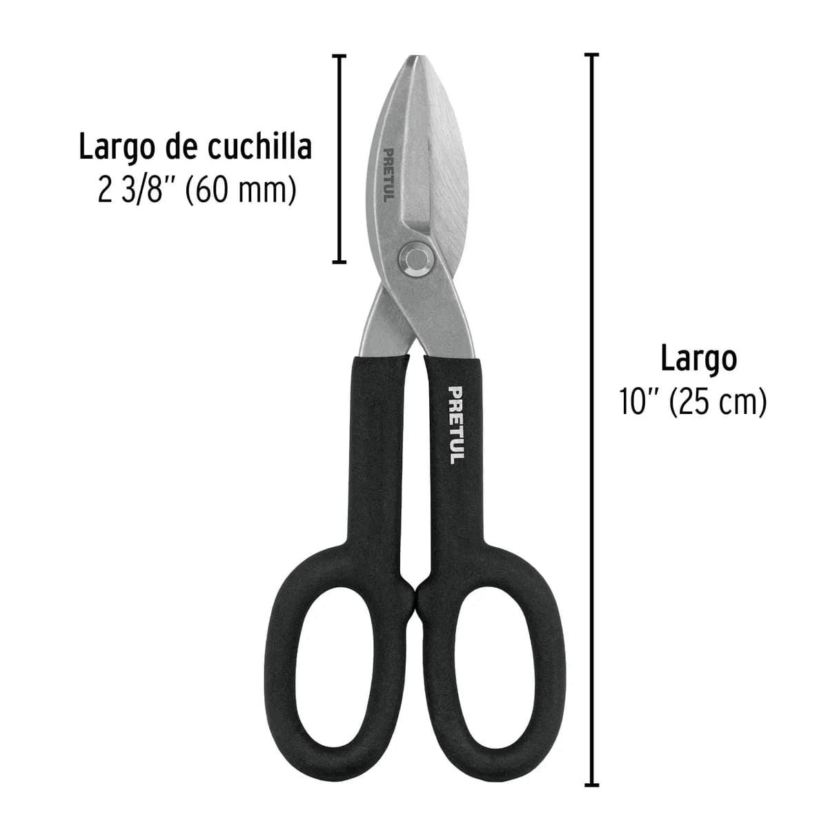 Tijeras para Hojalatero 10" Pretul - 26050