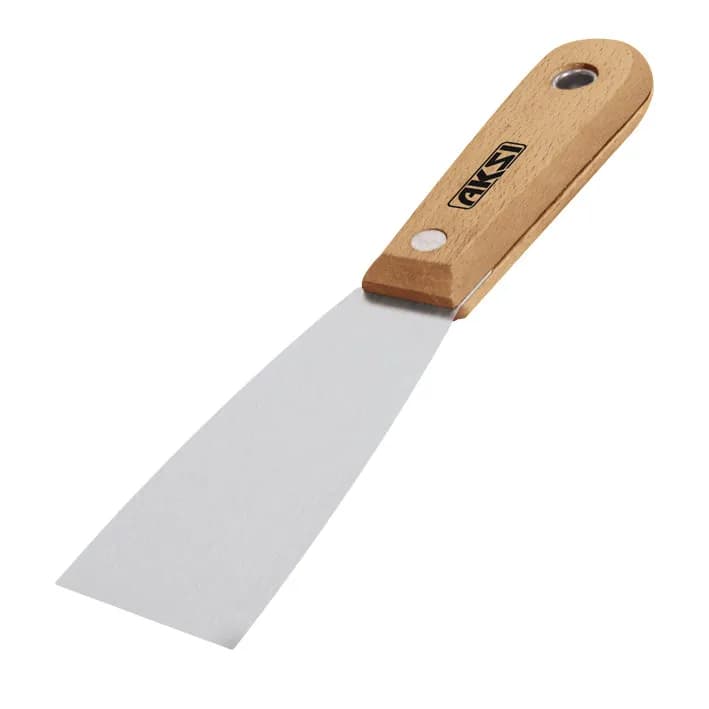 Espátula Flexible con Mango de Madera 4" AKSI - 100104