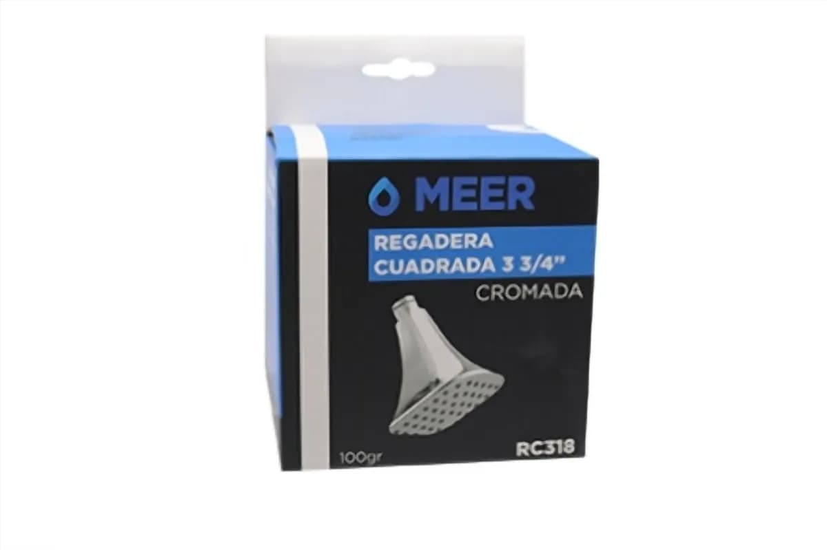 Regadera Cuadrada 3 3/4" MEER - RC318