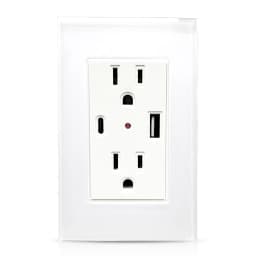 Contacto Doble c/USB Tipo C/A 5V Argos USB-C Trending