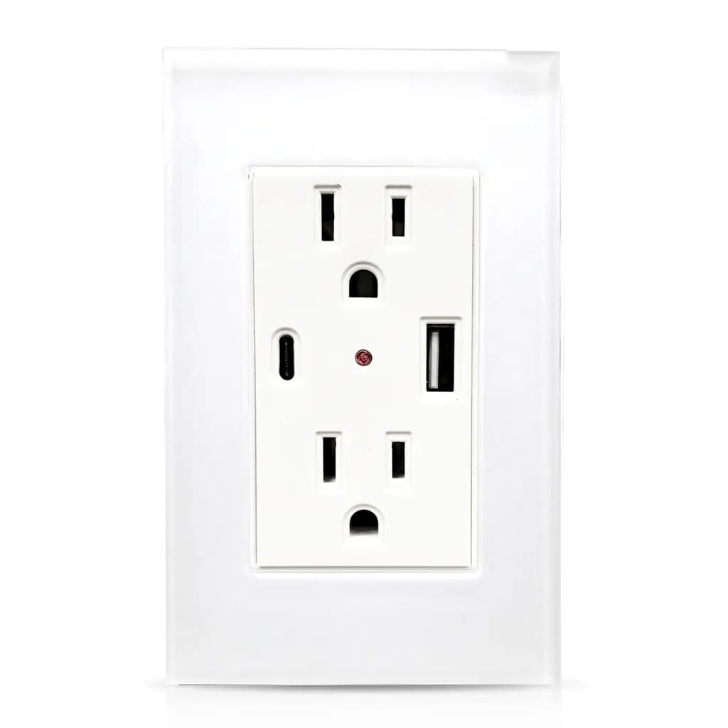 Contacto Doble c/USB Tipo C/A 5V Argos USB-C Trending