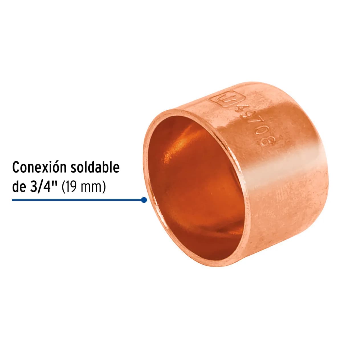 Tapón Capa de Cobre 3/4" Foset - 49708