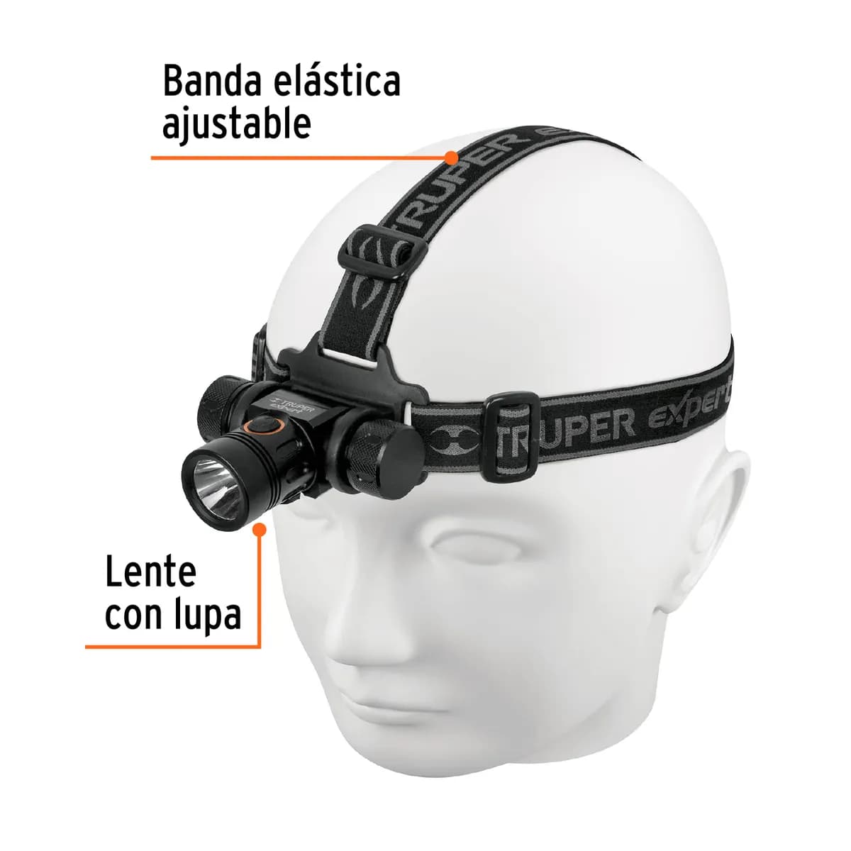 Linterna LED 500 lm LICA550RX Truper - 18435