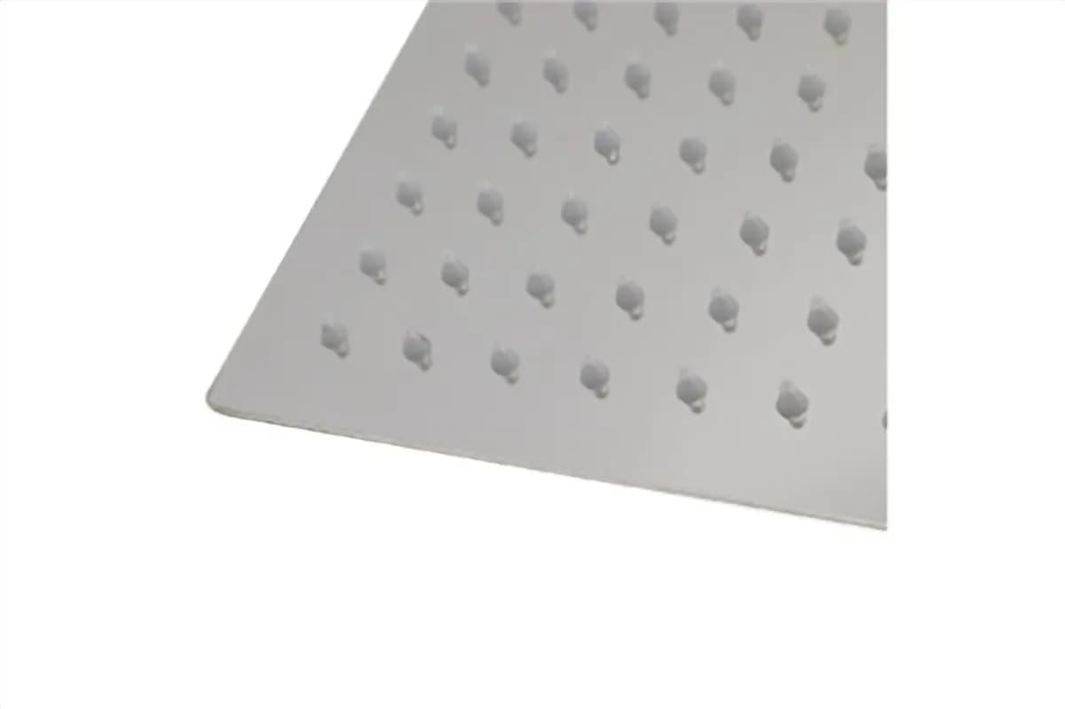 Regadera Cuadrada 8" de Acero Inoxidable Deluxe MEER - RC11