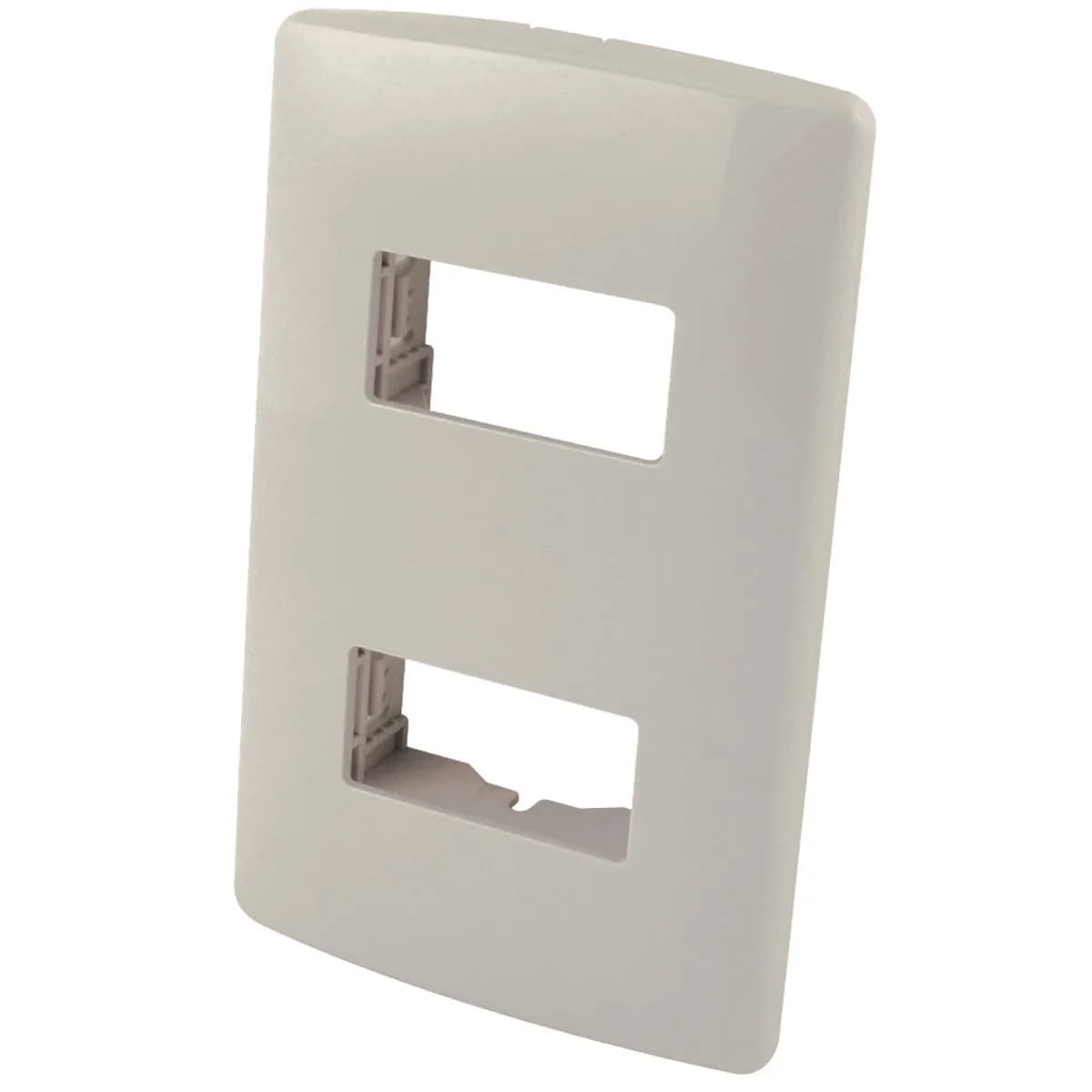 Placa Ciega de Plástico ABS Blanca AKSI - 118310