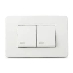 Apagador Sencillo y Escalera c/Placa Blanco Argos Combo