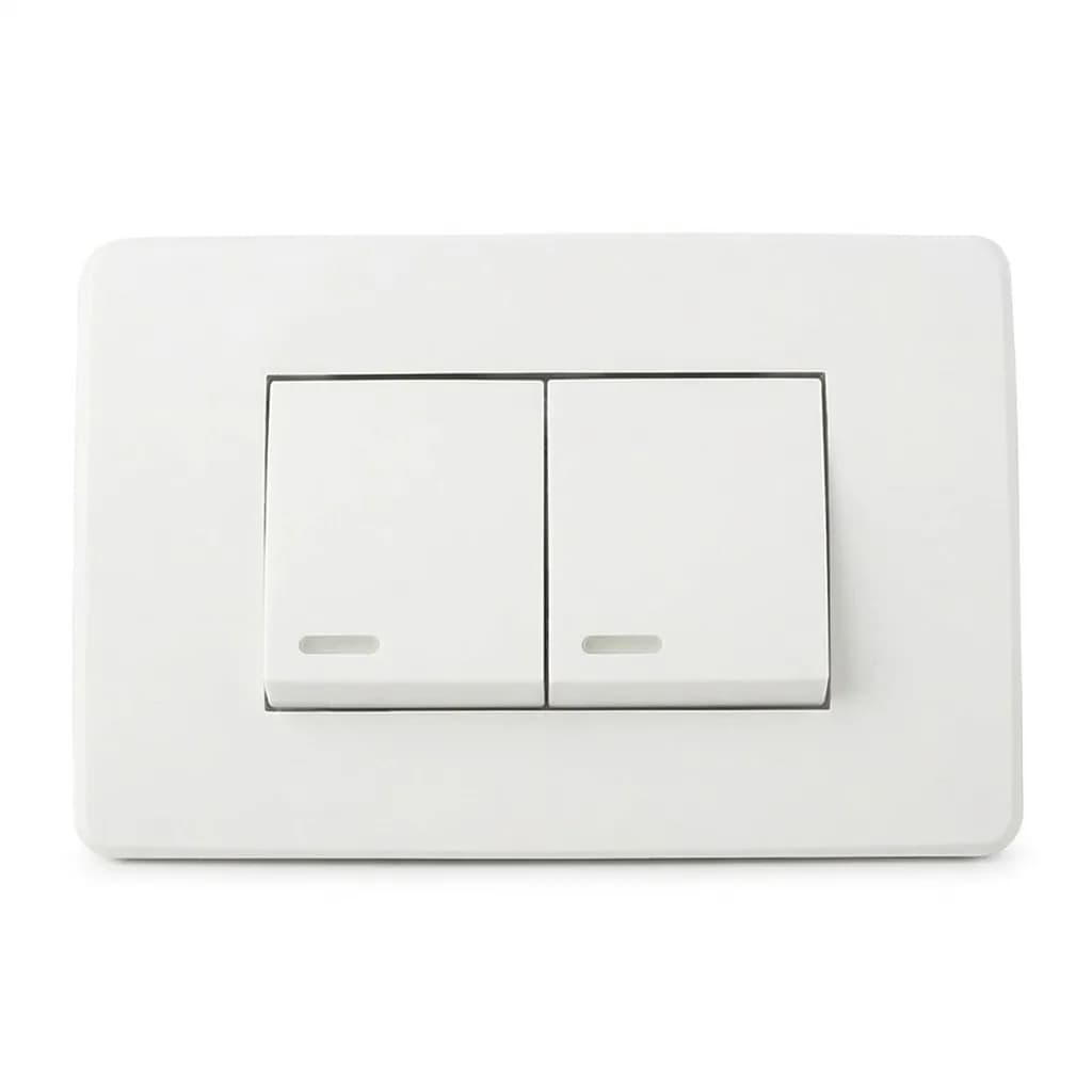 Apagador Sencillo y Escalera c/Placa Blanco Argos Combo