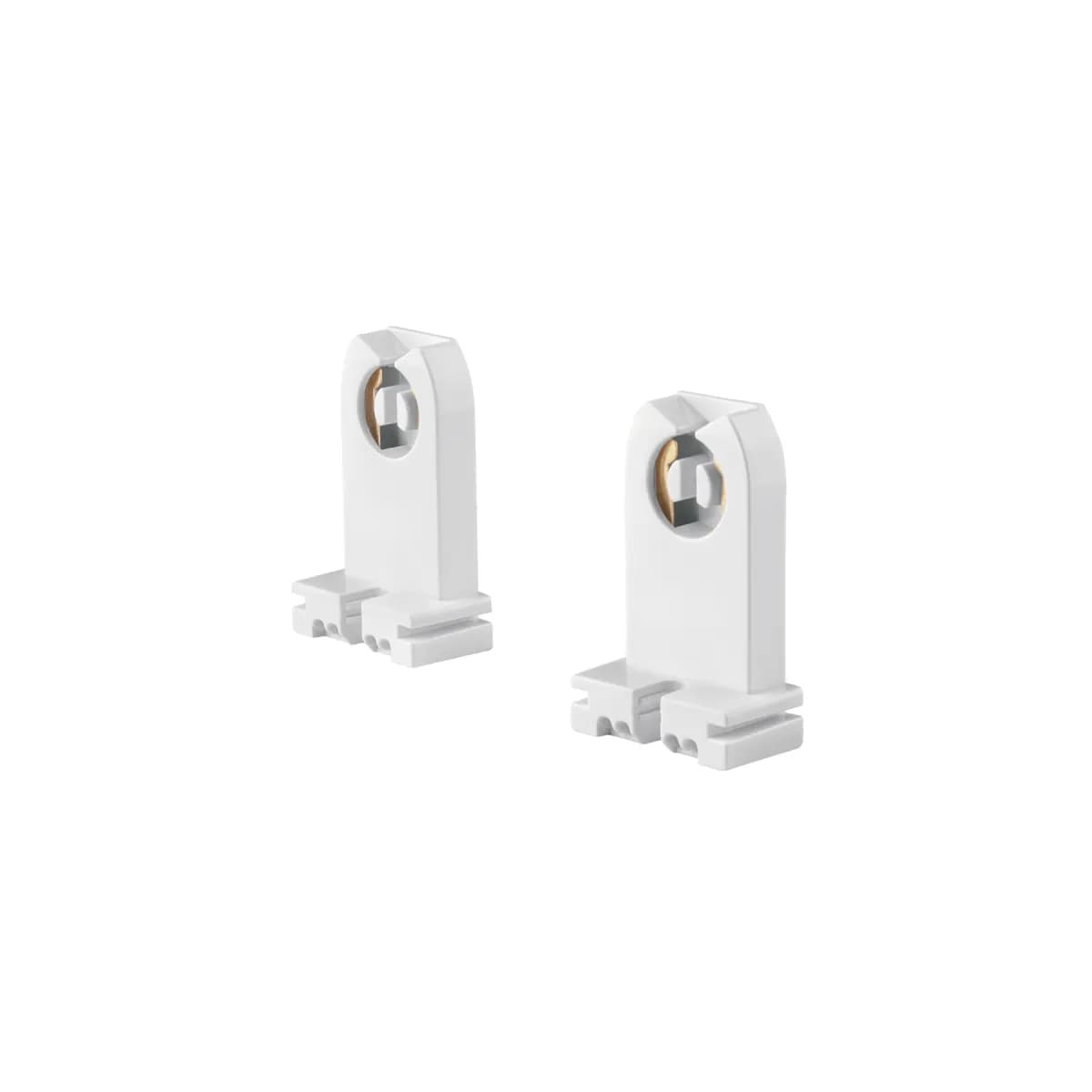 Bolsa con 2 Piezas de Portalámpara para Tubo LED Base G13 Volteck - 46508