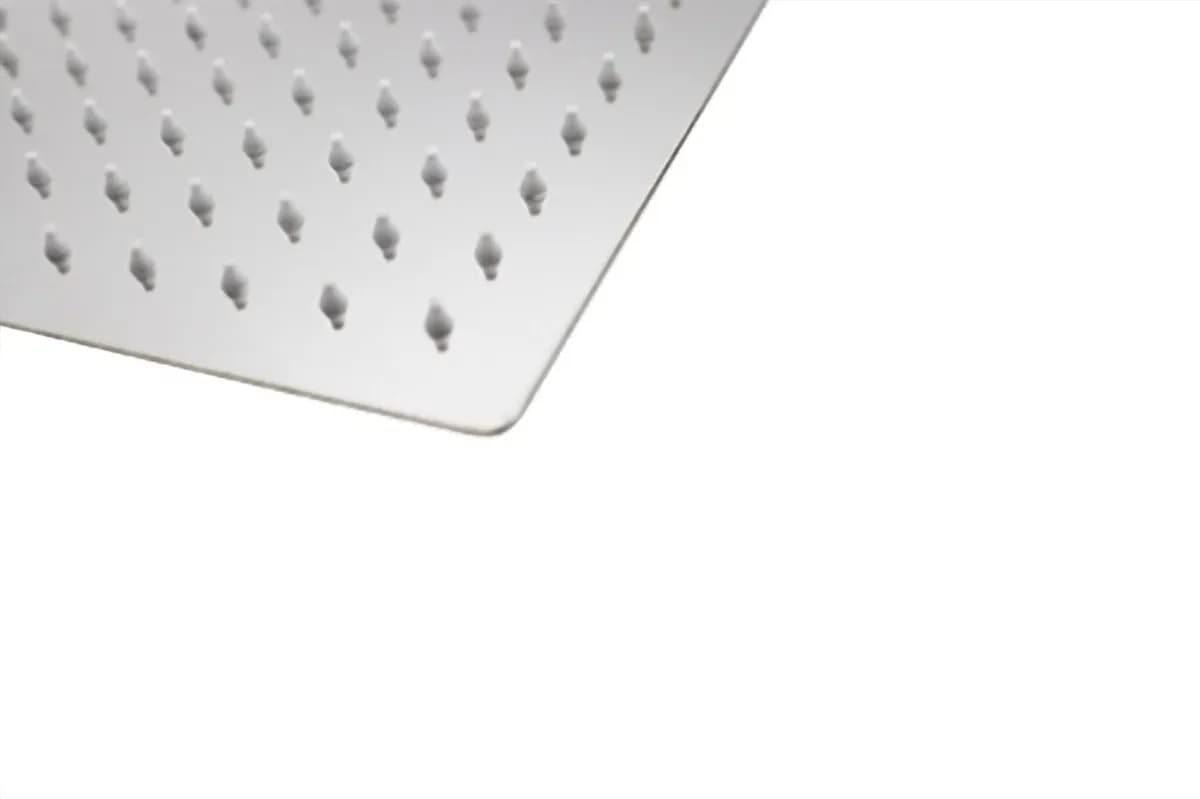 Regadera Cuadrada 10" de Acero Inoxidable Deluxe MEER - RC107
