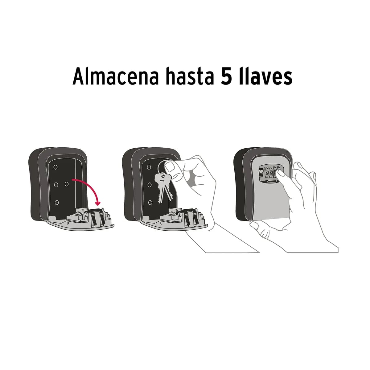 Caja de Combinación Guardallaves 12 cm Truper - 45328