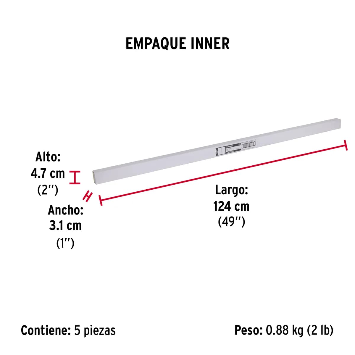 Guardapolvo Fijo 120 cm Negro Hermex - 43037