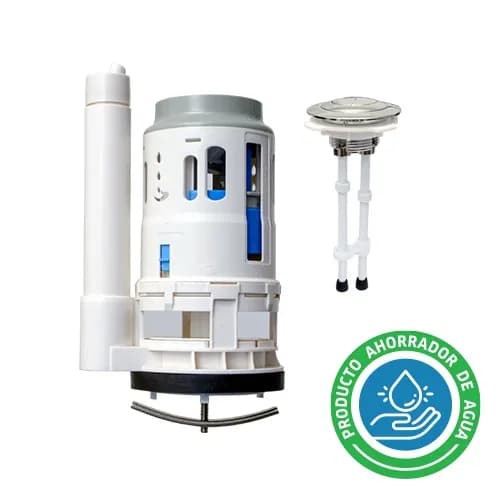Válvula de Descarga Dual 3" para WC de Una Pieza con Botón Superior COFLEX - PB6042