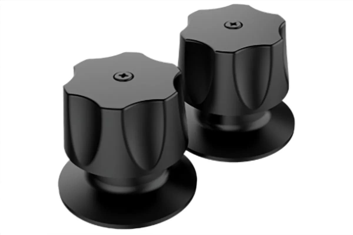Juego de Manerales para Regadera Negro Mate MEER - MAN-005