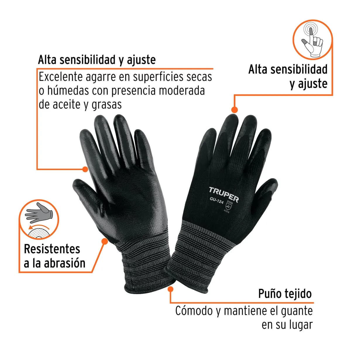 Guantes de Nylon Talla XG Truper - 103867